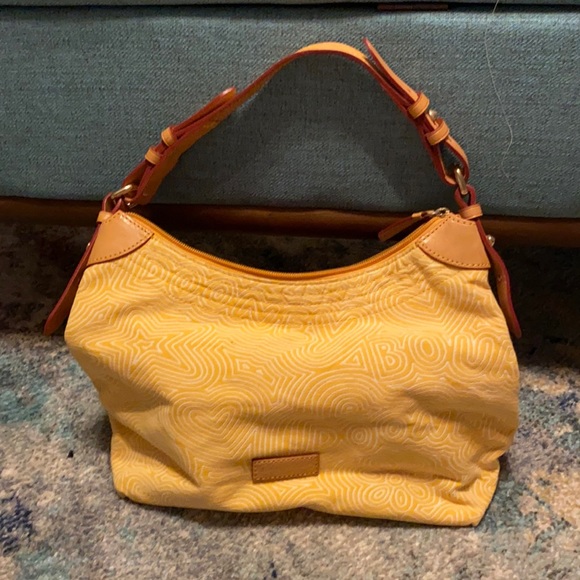 Dooney & Bourke yellow handbag - Picture 1 of 8